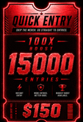 Quick Entry Pack - 15,000 Entries (Best Value)