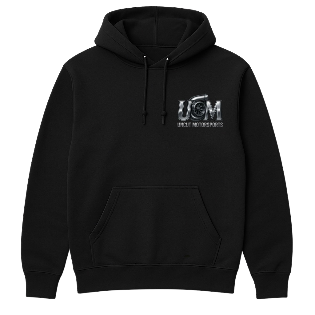 Uncut Motorsports Hoodie — BOOST & BAD DECISIONS (Back Print)