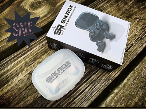 Fully Waterproof IPX7 Bluetooth Earbuds